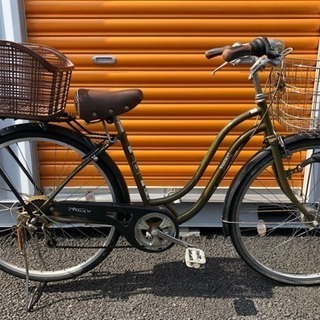 ★激安★ギア6段 オートライト 中古自転車 26インチ 軽整備済み　　鍵新品　防犯登録    ママチャリ   9 