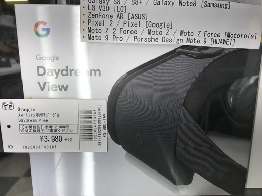 【未使用品】Google　スマートフォン用VRゴーグル　Daydream　View