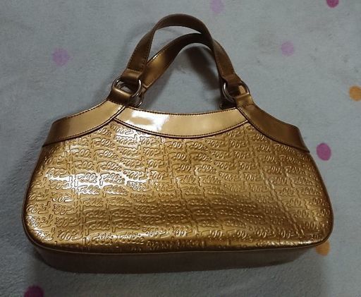 新品 フォリフォリ バック ゴールド