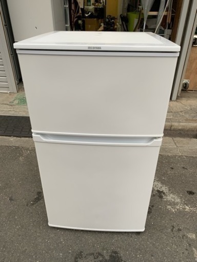 冷蔵庫 アイリスオーヤマ 2017年 90L 2ドア 一人暮らし 単身用 IRR-A09TW-W 川崎区 KK