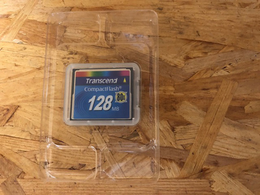 未使用品　Transcend コンパクトフラッシュ 128MB 80X