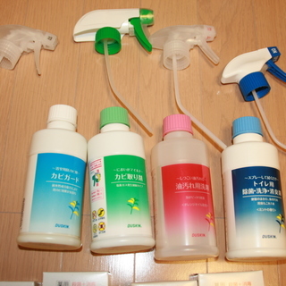 ダスキンの洗剤セット(一部欠損) とキレイキレイとビオレU(小さいタイプ)　未使用品の画像