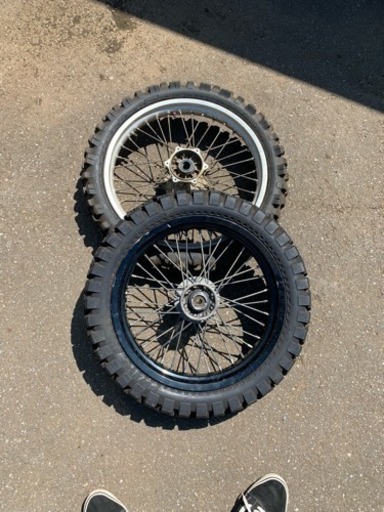 Dトラッカー 250SB オフロードホイール 林道