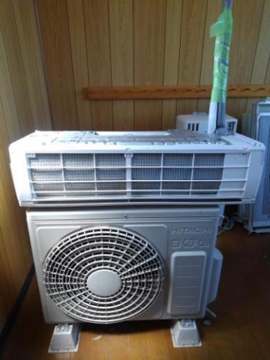 （交渉中）日立白くまくんエアコン　6～8畳用　2015年製　R32冷媒　RAC-D22E 100V  50/60Hz リモコン付き
