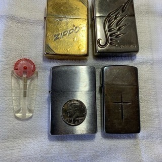 【取引中】ZIPPO 4つセット 石付き