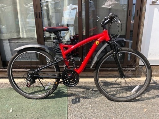 美品 フェラーリ マウンテンバイク 21段変速 GIC-BIKE 26インチ