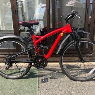 Ferrari マウンテンバイク 黒/赤