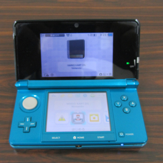 ニンテンドー3DS 本体セット アクアブルー CTR-001 おまけつきの画像