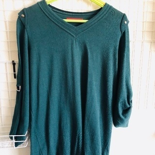 七分丈ニットの画像