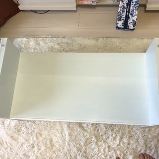 ガラステーブル(白)