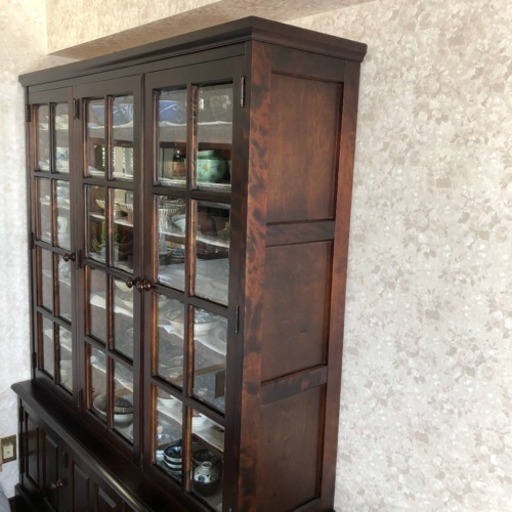 本棚/食器棚/飾棚◇北海道民芸家具◇値下げ中！