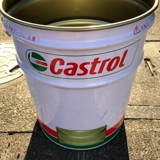 ペール缶窓付き
