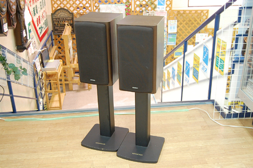 KENWOOD/ケンウッド 3ウェイスピーカー LS-11EX Excellent ペアセット SG-11 スタンド付き 音出し確認済み エクセレント  ☆ PayPay(ペイペイ)決済可能 ☆ 札幌市 清田区 平岡