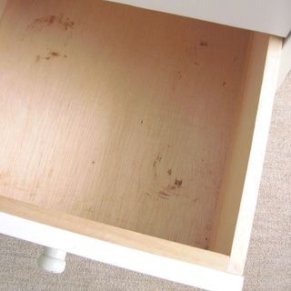 ベルメゾン購入*アンティーク風多段収納チェスト9段/ホワイト（引取りに来ていただける方）の画像