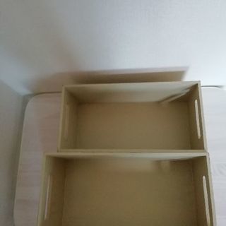 薔薇柄　アンティーク　木製箱の画像