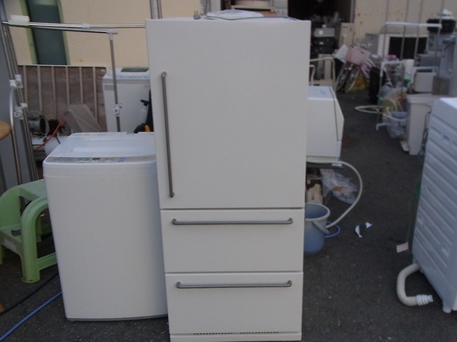 大人気 無印良品 MJ-R27A 3ドア 冷蔵庫 冷蔵 270L 2015年 深澤直人