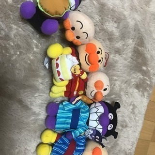 アンパンマン、バイキンマン ぬいぐるみセット