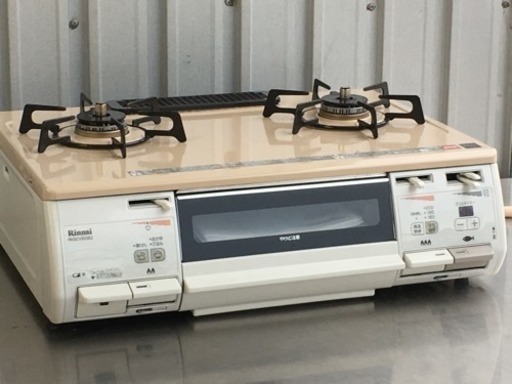 格安で！リンナイ 17年製◇都市ガス コンロ◇RKGCV603E2R