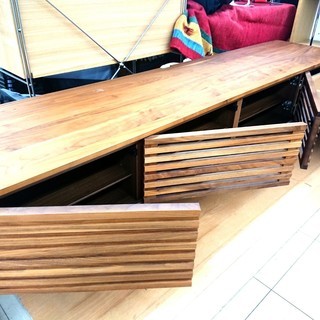 カリモク家具テレビボードHU7158の画像