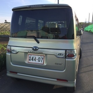 乗り出し18万円、タントカスタム、走行8万キロ、車検2年付、下取り可