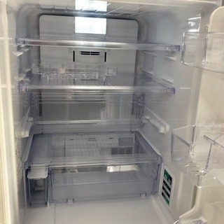 ★5月19日までの限定掲載 ★美品 シャープ SHARP プラズマクラスター冷蔵庫(幅60.0cm) 356L 3ドア(両開き・どっちもドア) ピュアホワイト SJ-GW36E-W 2018年製 の画像