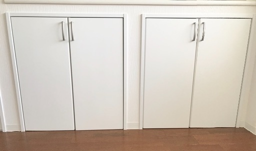 収納 開き戸 2セット ほぼ未使用