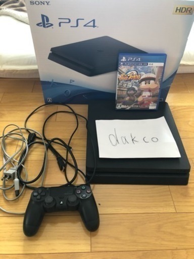 ps4 500GB CUH-2100A jet black パワプロ2018付