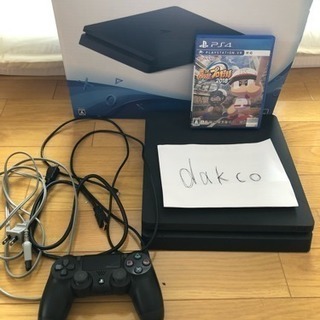 ps4 500GB CUH-2100A jet black パワプロ2018付
