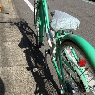 22インチの女の子用自転車！の画像
