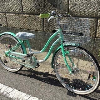 22インチの女の子用自転車！の画像