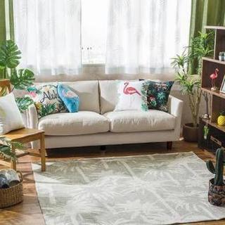 【ニトリ】ラグINパマ ボタニカル柄 ラグマット 250×200...