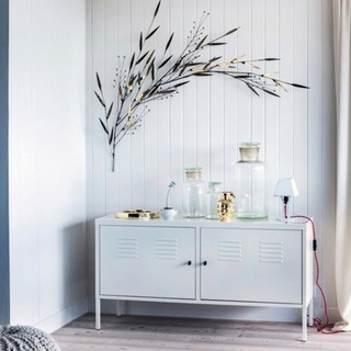 IKEA イケア PS キャビネット ホワイト 119x63cm
