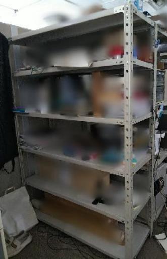 (お取り引き完了)プラス KRシリーズラック 書棚 収納 物品棚 スチールラック　奥行約46cm