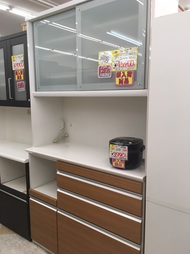 リサイクルマート大野城　松田家具　2面レンジボード　ハイカウンタータイプ　美品！！