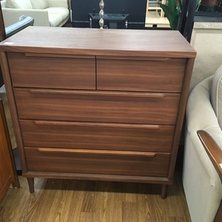 【美品】KEYUCA 5段 チェスト 横幅80cm KEYUCA(ケユカ) ビネン5 5段チェスト