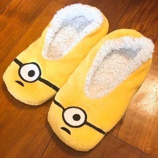 部屋用 もこもこ ミニオンズ スリッパ