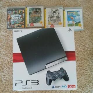 PS3 　箱入り本体とソフト四本セット