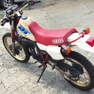 ★ヤマハ DT200R 始動動画有 37F 書付きジャンクレストアベース★交換下取り上取り可札幌の画像