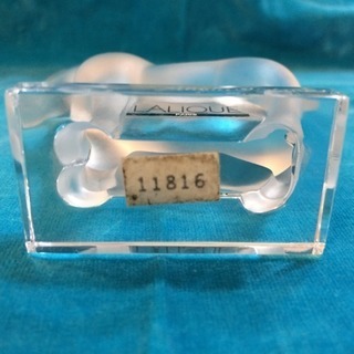 ラリック LALIQUE クリスタル置物 お馬さんの画像