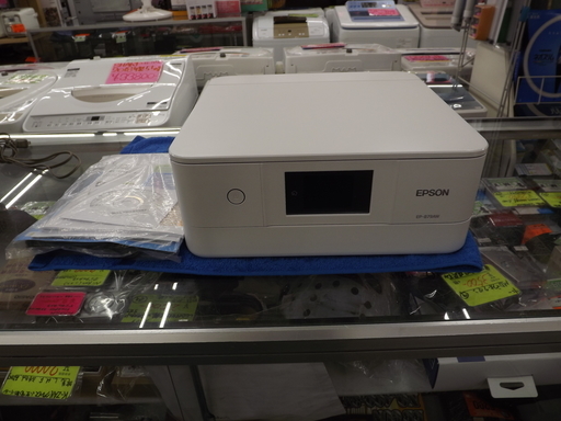 美品　エプソン　ＥＰＳＯＮ　インクジェットプリンター（複合機）ＥＰ－８７９ＡＷ　２０１７年製　札幌　西岡店