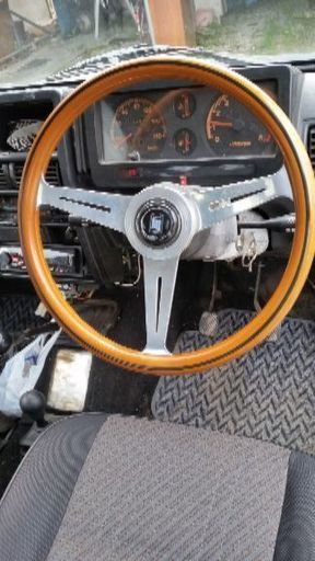 JA11 ジムニー　ナルディー　ウッドステアリング