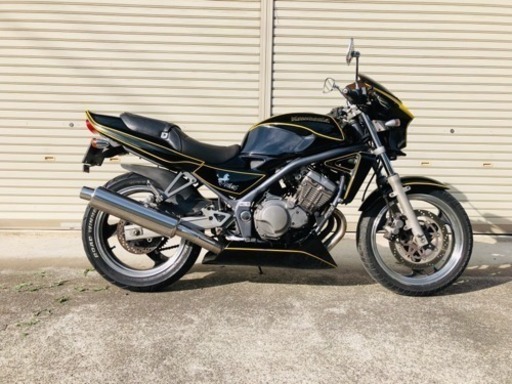 KAWASAKI バリオス ZR250A 黒/黄 機関良好