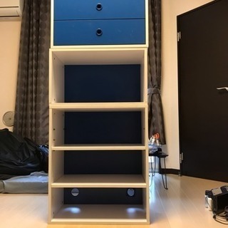 【取引中交渉中の為キャンセル待ちのみの受付】【都内、関東近隣、ある程度近ければ直接持っていけます】カラーボックス、棚、本棚、CD棚の画像