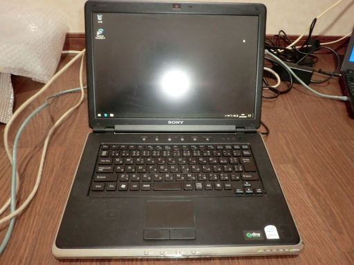 ノートパソコン SONY VGN-CR90HS win10 MS-Office2016