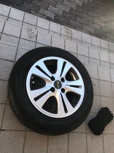 14インチアルミホイール夏タイヤ付4本12000円