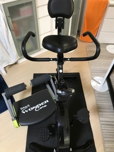 エアロバイク アルインコ3WAY BK2000 フィットネスプロとスマートワンダーコア(腹筋)