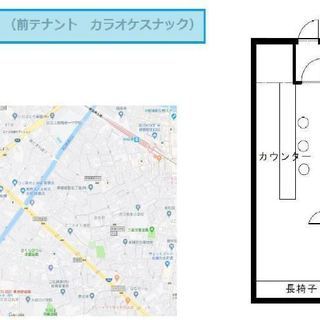 中板橋駅 えびす通り商店街1階 居抜き店舗 前テナントはカラオケ...
