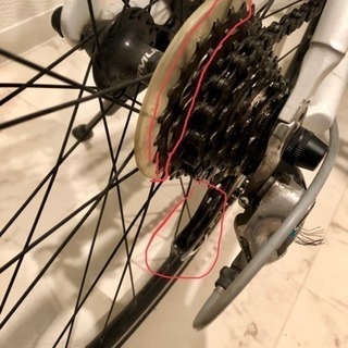 ルイガノロードバイク白