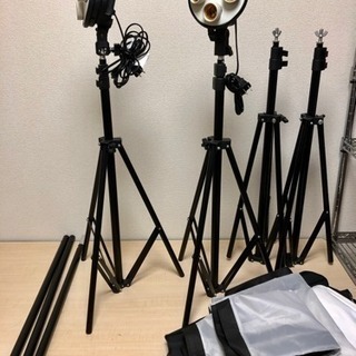 今週末まで！ホームスタジオセット  照明器具  値引き可の画像