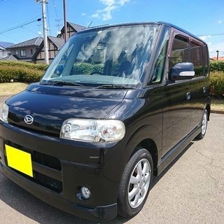 【成約済み】人気の黒 タントVSエアロ 車検2年付 純正エアロ・...